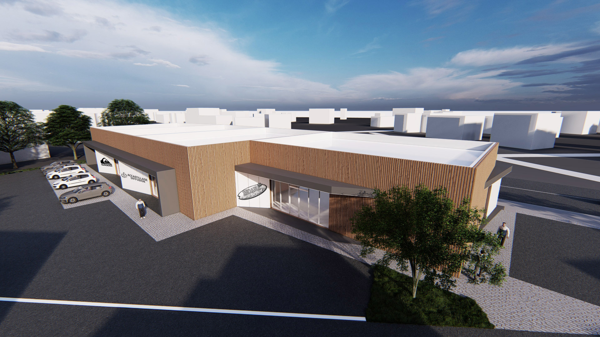 Vente locaux commerciaux 1060m² divisibles